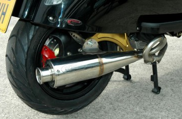 PM TUNING ROYAL ALLOY GT/GP/TG 125- 200 LC STAINLESS STEEL POWER PIPE