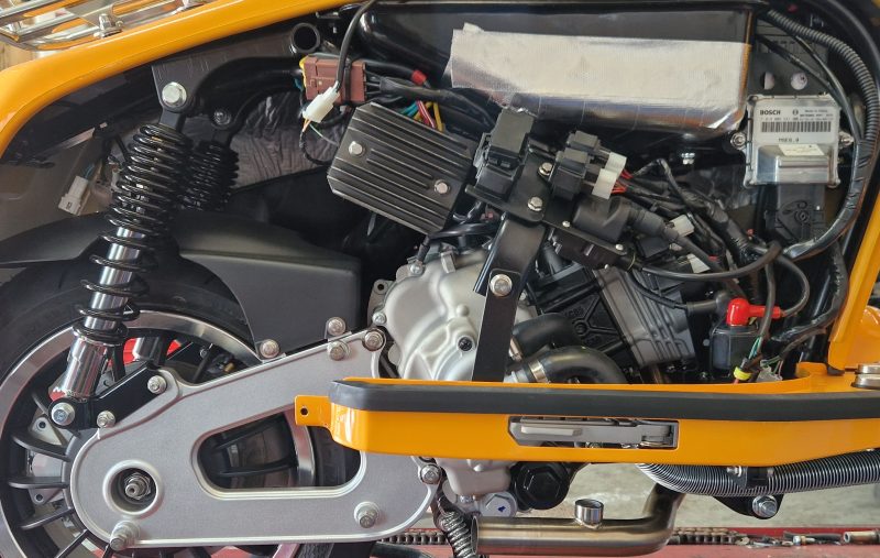 PM TUNING X TECH EXHUAST SYSTEM ROYAL ALLOY GP/TG 125 & 300 S L/C - Image 4