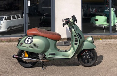 PM85 VESPA GTS250/300, GTV125ie, GT60 HPE WHEALAN EXHAUST EURO2/3