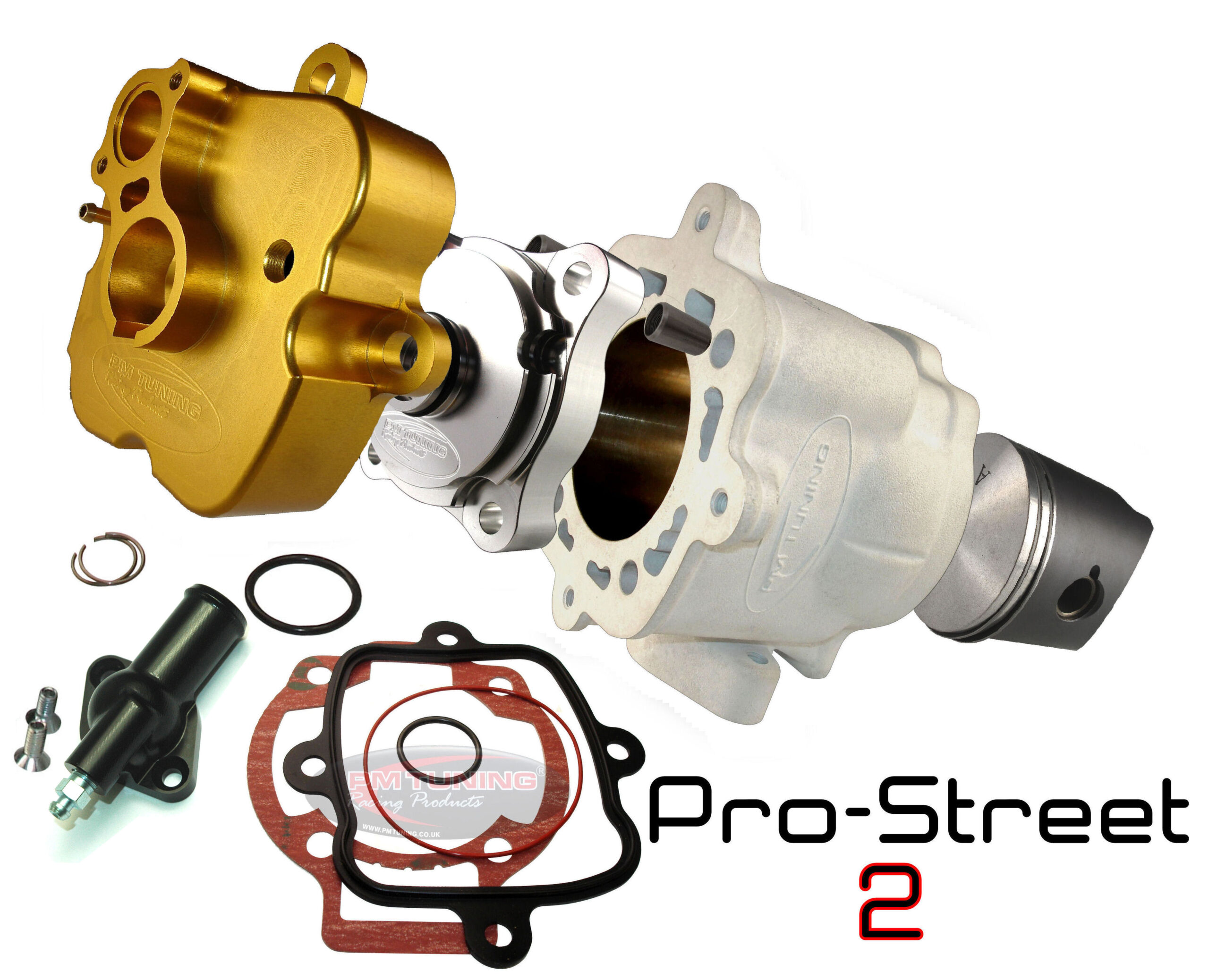 PM Tuning Pro Street 172cc Cylinder Kit Piaggio 125cc/180cc Liquid  Cooled