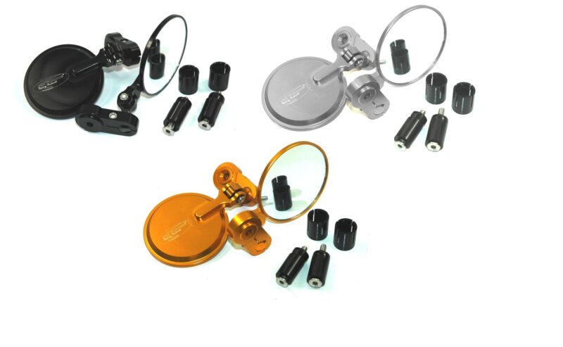 PM Tuning CNC Universal Bar End Mirrors (Pair)