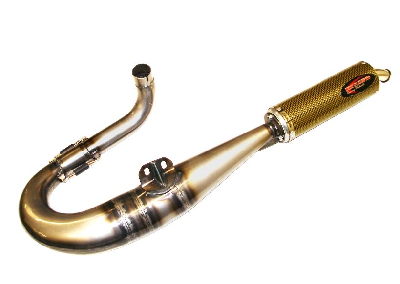 PM Tuning Evolution Expansion Chamber Exhaust Vespa PX 125cc 180cc PM Tuning