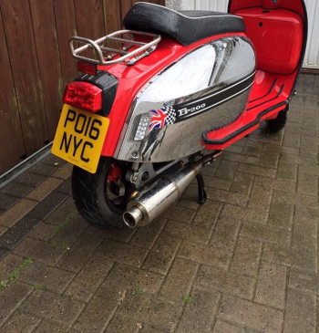 PM TUNING SCOMADI TL/TT 200CC STAINLESS STEEL POWER PIPE PM Tuning