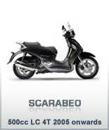 Scarabeo 500cc LC 4T 2005 onwards