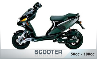 Scooters 50/100cc