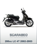 Scarabeo 200cc LC 4T 2002 - 2003