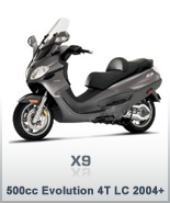 X9 500cc Evolution 4T LC 2004 onwards